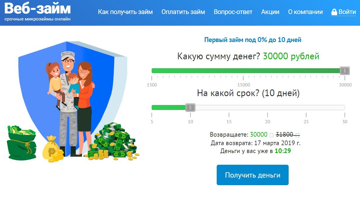 Веб-займ в Грозном